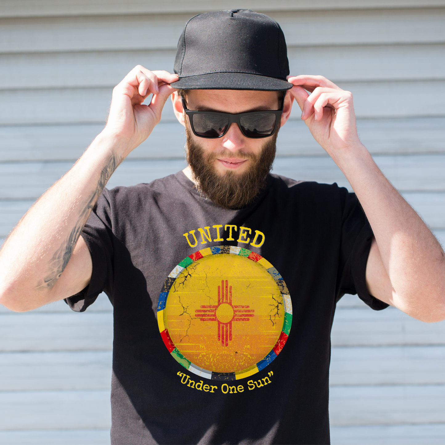 Rockonstienz Under One Sun Graphic Tee - Unity, New Mexico T-Shirt