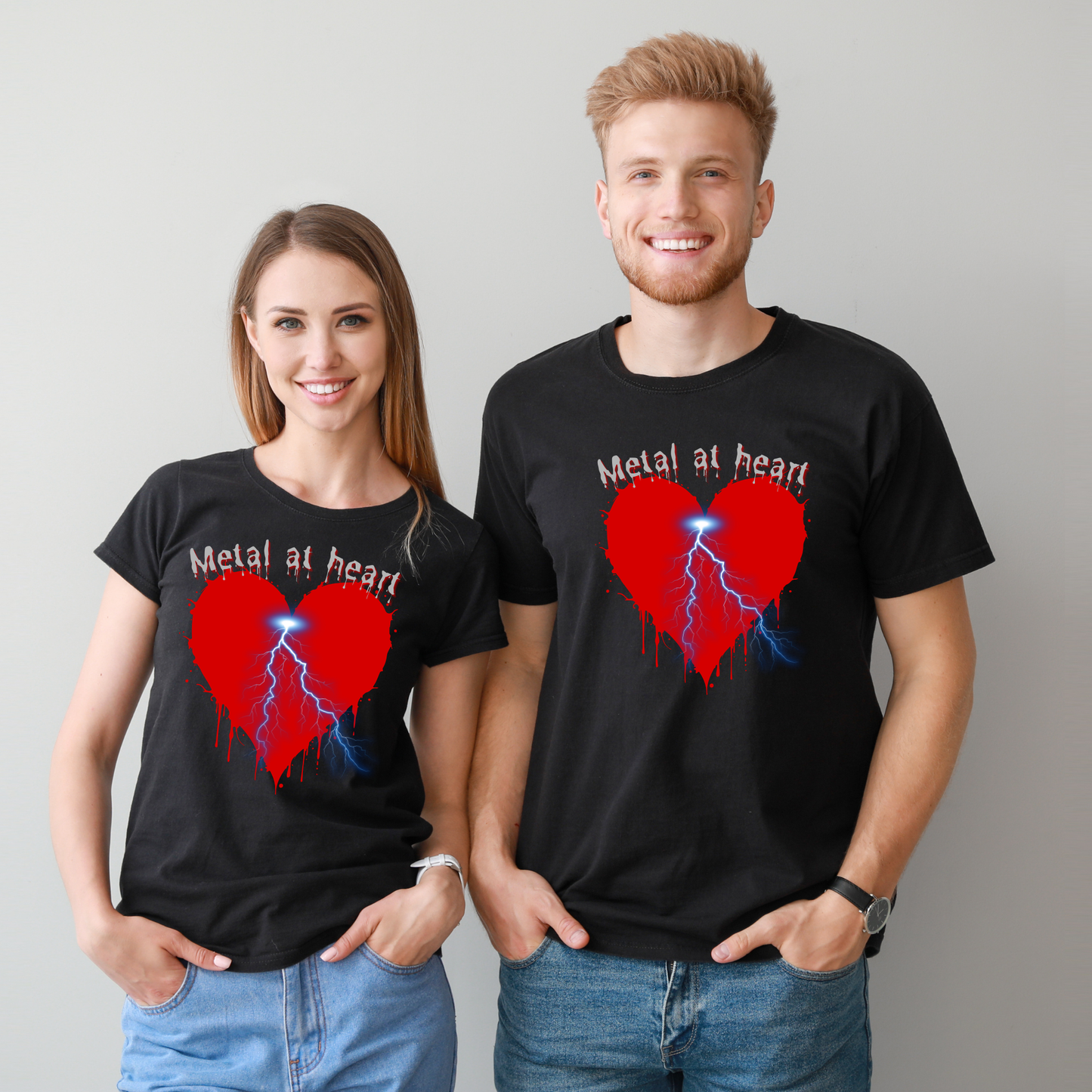 Rockonstienz Metal At Heart Graphic Tee Shows Your Love for the Rock Scene