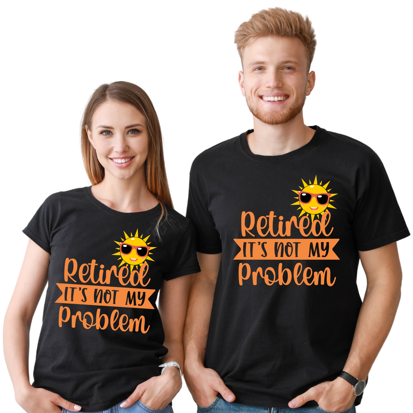 Rockonstienz Not My Problem Graphic Tee, Funny Retirement T-Shirt