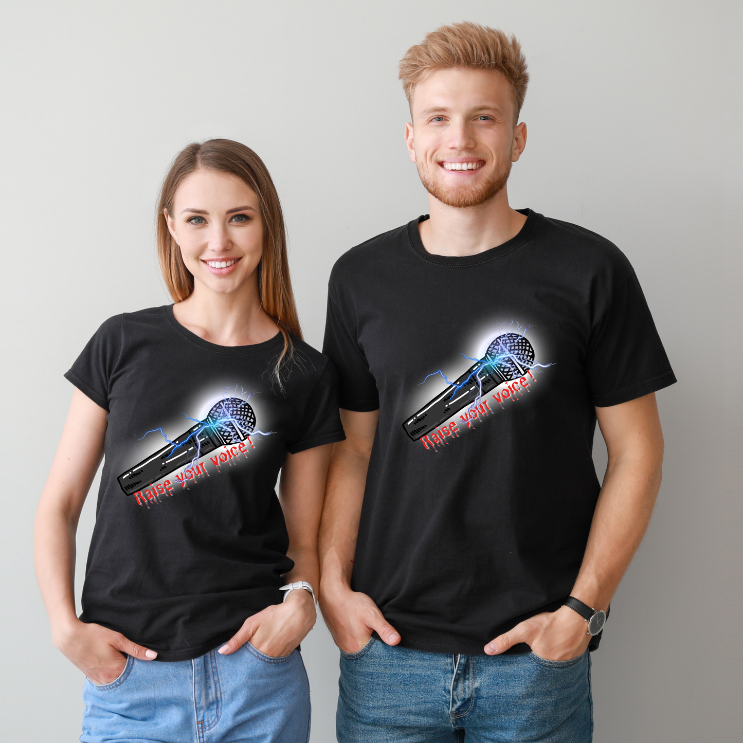 Rockonstienz Raise Your Voice Graphic Tee, Show Love for the Rock Scene