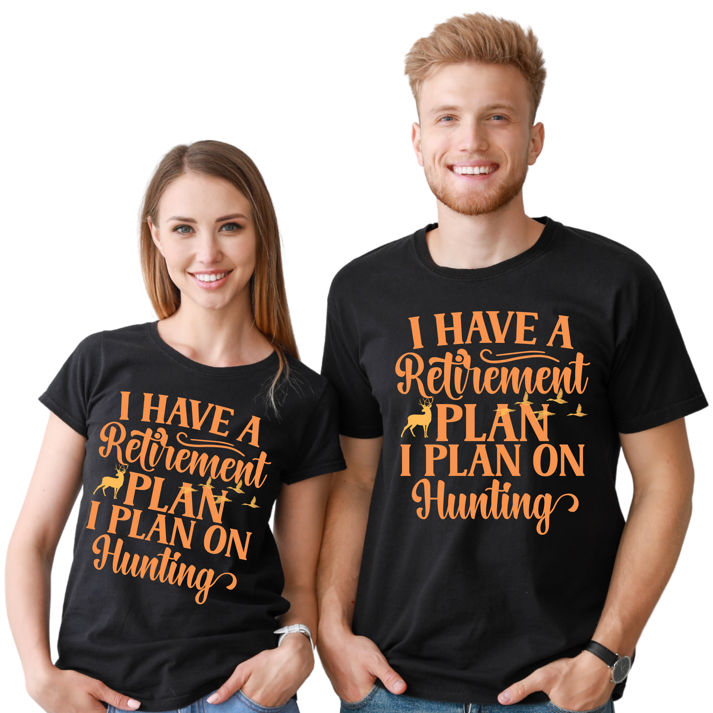 Rockonstienz Hunting Plan Graphic Tee – Funny Retirement Hunting & Outdoors Shirt
