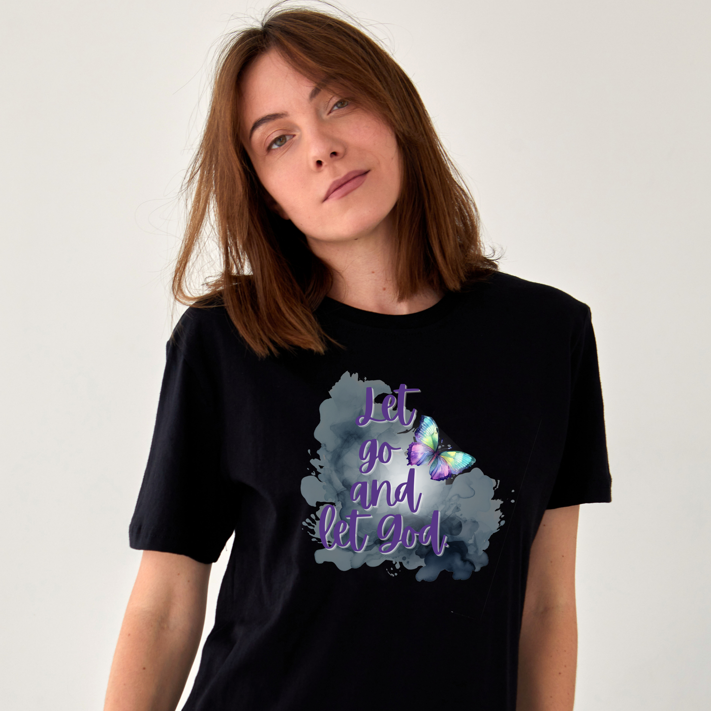Rockonstienz Let Go and Let God T-Shirt – Inspirational Christian Tee