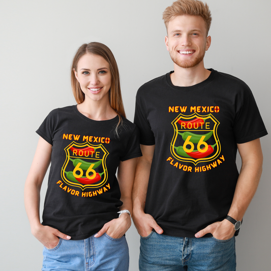 Rockonstienz Flavor Highway Graphic Tee Shows Love for NM Red, Green or Christmas Chile